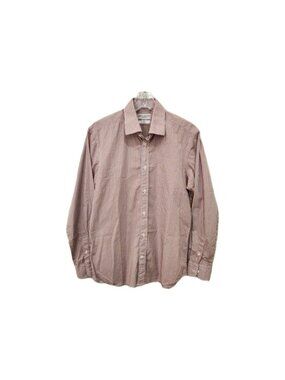 Spier & Mackay Dress Shirt Handmade Checks Gingham 100% Premium Cotton Mens 16